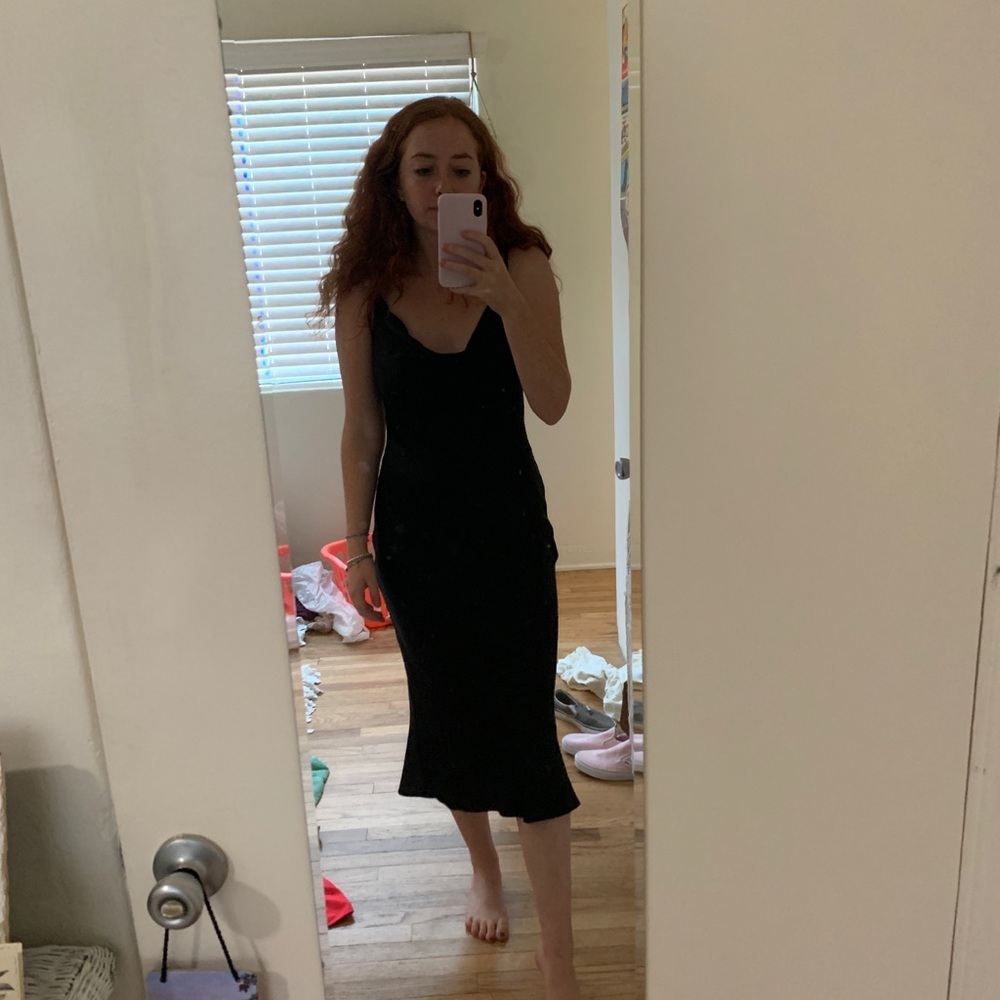 Midi silk dress! NWT!